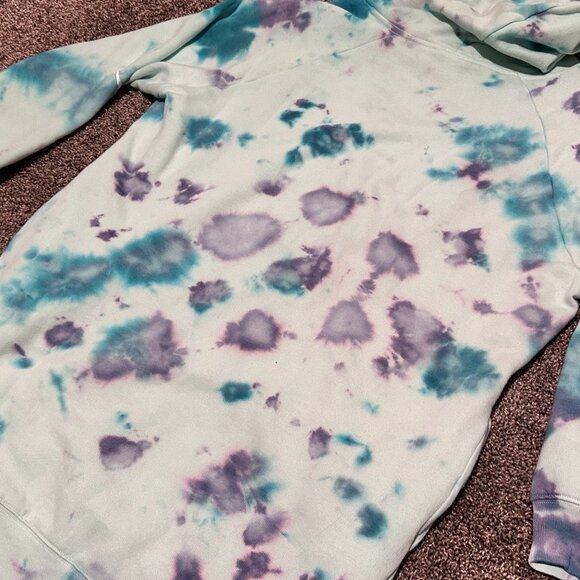 PINK by Victoria’s Secret Tunic/Dress Length Campus Sweatshirt Hoodie SZ Medium - Picture 7 of 7